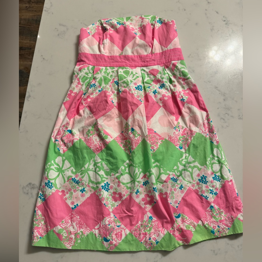 Lily Pulitzer strapless dress